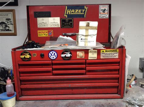 repainting a tool box